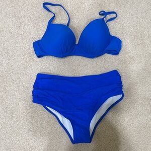 Royal Blue Women’s Two-Piece Swim Set